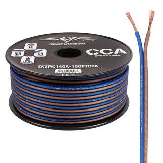 Foto 1 | Foto 1 | Cable De Altavoz Skar Audio Calibre 14 Awg 100 Pies Azul/marrón - Venta Internacional.