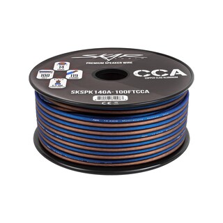 Foto 3 | Foto 3 | Cable De Altavoz Skar Audio Calibre 14 Awg 100 Pies Azul/marrón - Venta Internacional.