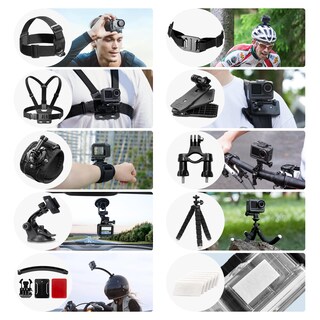 Foto 3 | Foto 3 | Kit De Accesorios Akaso Para Cámara De Acción Deportiva Al Aire Libre 42 En 1 - Venta Internacional.