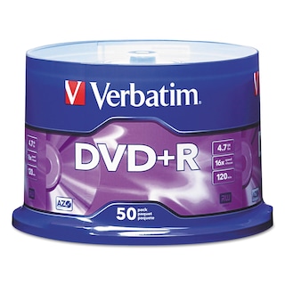 Foto 1 | Foto 1 | Discos Dvd+r En Blanco Verbatim Azo Dye De 4 7 Gb 16x 50 Discos - Venta Internacional.