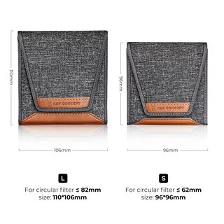 Foto 4 | Foto 4 | Funda De Filtro De Lente K&f Concept Con Capacidad Para 3 Filtros De Hasta 62 Mm - Venta Internacional.