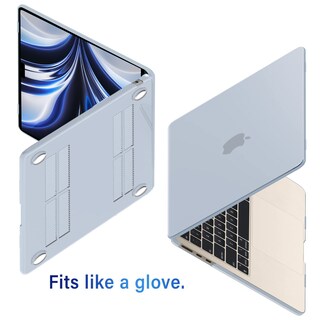Foto 6 | Foto 6 | Funda Con Teclado Ibenzer Para Macbook Air De 13 6 Pulgadas Tipo C Color Sierra Blue - Venta Internacional.
