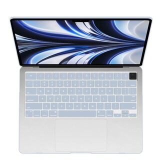 Foto 7 | Foto 7 | Funda Con Teclado Ibenzer Para Macbook Air De 13 6 Pulgadas Tipo C Color Sierra Blue - Venta Internacional.