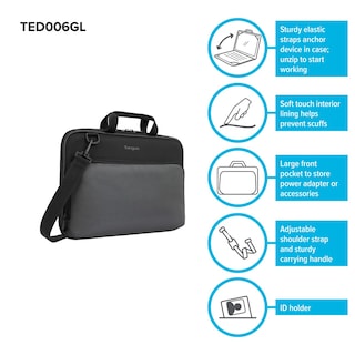 Foto 3 | Foto 3 | Funda Handbag Targus Ted006gl Essentials Para Portátil De 11 6'' - Venta Internacional.