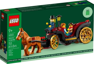 Foto 1 | Foto 1 | Lego Wintertime Carriage Ride 40603 Gwp - Minifiguras Festivas Ruedas Doradas Y Diseño Encantador Para La Alegría Navideña (153