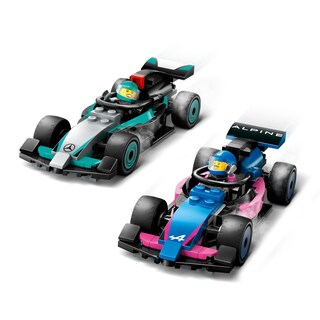 Foto 5 | Foto 5 | Lego City Taller De F1 Con Autos Mercedes-amg Y Alpine Juguete De Construcción Con 2 Modelos De Vehículos Minifiguras De 2 Pi