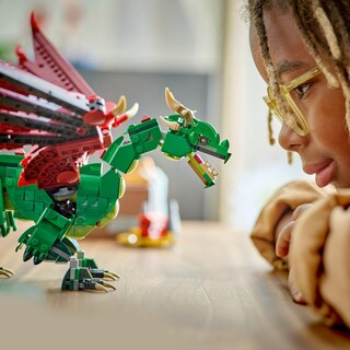 Foto 3 | Foto 3 | Lego Creator 3en1 Dragón Medieval Animal De Juguete De Construcción Transformable En Serpiente Marina O Fénix Regalo De Cumpl