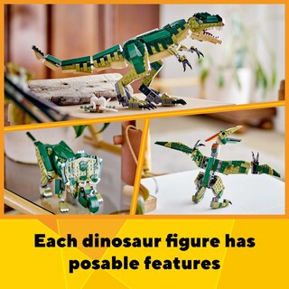 Foto 4 | Foto 4 | Lego Creator 3en1 T. Rex Convertible En Triceratops O Pterodáctilo Figuras Articuladas De Dinosaurios Juguete De Construcción