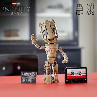 Foto 2 | Foto 2 | Lego Marvel 76217 Yo Soy Groot Bloques De Construcción Para Niños Y Niñas A Partir De 10 Años Set De Jugetes Creativos De Gua