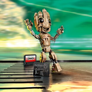 Foto 3 | Foto 3 | Lego Marvel 76217 Yo Soy Groot Bloques De Construcción Para Niños Y Niñas A Partir De 10 Años Set De Jugetes Creativos De Gua