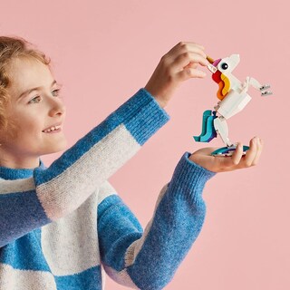 Foto 3 | Foto 3 | Lego Creator 31140 Unicornio Mágico Con Modelos De Un Unicornio Un Caballito De Mar Y Un Pavorreal Juguete Para Niños Y Niña