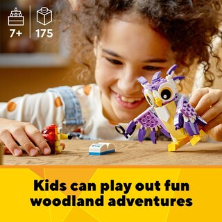 Foto 3 | Foto 3 | Lego Creator 3en1 31125 Criaturas Fantásticas Del Bosque Con Un Búho Un Conejo Y Una Ardilla Animales De Juguete Para Niños A
