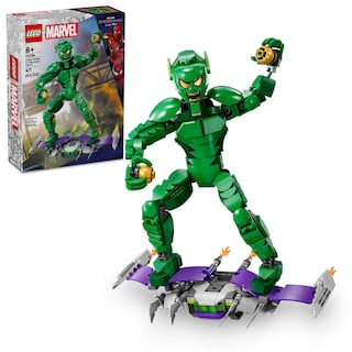 Foto 1 | Foto 1 | Lego Marvel Duende Verde: Juguete Infantil Para Construir Un Supervillano Articulado Con Deslizador Y Bombas-calabaza Regalo P