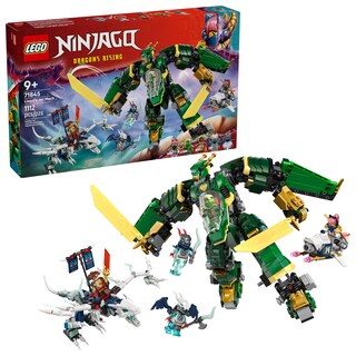 Foto 1 | Foto 1 | Lego Ninjago Mech Jet De Lloyd Kit De Construcción De Juguetes Ninja Set Transformable Con 5 Minifiguras Dragón Armas Y Moto