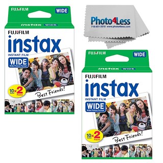 Foto 1 | Foto 1 | Película Instantánea Fujifilm Wide Twin Pack X2 (40 Hojas) Y Tela - Venta Internacional.