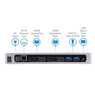 Foto 6 | Foto 6 | Estación De Acoplamiento Startech Dk30a2dh Dual 4k 60 Hz Usb-c/usb-a - Venta Internacional.