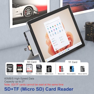 Foto 7 | Foto 7 | Hub Usb Yeemie Pro Para Microsoft Surface Pro 9/10/11/x - Venta Internacional.