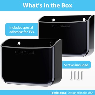 Foto 7 | Foto 7 | Soporte De Control Remoto Totalmount Universal Negro (paquete De 2) - Venta Internacional.