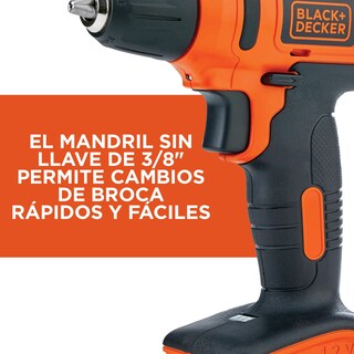 Foto 4 | Foto 4 | Black+decker Taladro Atornillador 3/8'' (10mm) 12v Incluye Cargador Y 13 Accesorios Ld12s