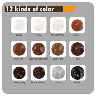 Foto 2 | Foto 2 | Kit De Reparación De Muebles De Madera Nadamoo 12 Colores Con Cepillo - Venta Internacional.