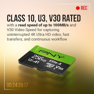 Foto 3 | Foto 3 | Tarjeta De Memoria Pny Elite-x Microsdxc De 64 Gb Clase 10 U3 V30 Paquete De 3 - Venta Internacional.