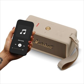 Foto 6 | Foto 6 | Altavoz Bluetooth Marshall Middleton Ii Crema Impermeable - Venta Internacional.