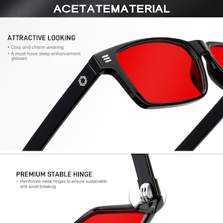 Foto 3 | Foto 3 | Gafas Bloqueadoras De Luz Azul Anyluv Sleep 99.9% Azul Verde - Venta Internacional.