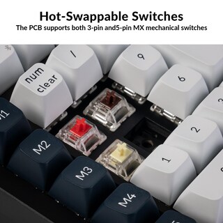 Foto 3 | Foto 3 | Teclado Numérico Mecánico Inalámbrico Keychron Q0 Max Rgb Intercambiable En Caliente - Venta Internacional.