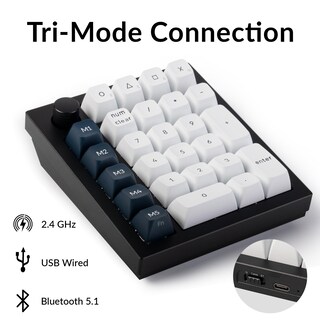 Foto 4 | Foto 4 | Teclado Numérico Mecánico Inalámbrico Keychron Q0 Max Rgb Intercambiable En Caliente - Venta Internacional.