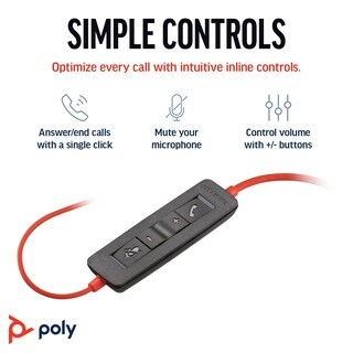 Foto 3 | Foto 3 | Auriculares Con Cable Poly Blackwire 3220 Con Cancelación De Ruido Usb-c - Venta Internacional.
