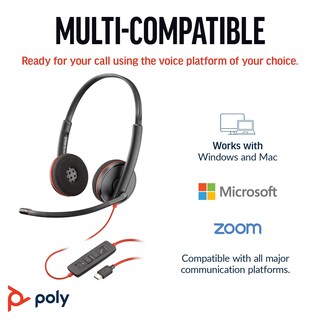 Foto 5 | Foto 5 | Auriculares Con Cable Poly Blackwire 3220 Con Cancelación De Ruido Usb-c - Venta Internacional.