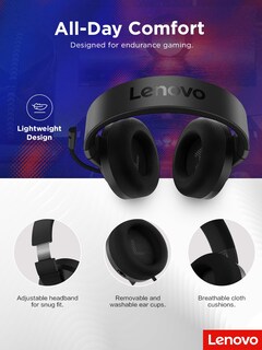 Foto 5 | Foto 5 | Auriculares Con Cable Lenovo H210 Micrófono Con Cancelación De Ruido Color Negro - Venta Internacional.