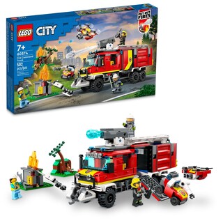 Foto 1 | Foto 1 | Lego Set De Juguetes De Construccion City 60374 Unidad Movil De Control De Incendios 502 Piezas