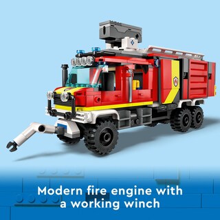 Foto 3 | Foto 3 | Lego Set De Juguetes De Construccion City 60374 Unidad Movil De Control De Incendios 502 Piezas