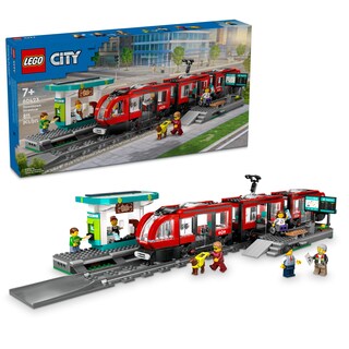 Foto 1 | Foto 1 | Lego City Tranvía Y Estación Del Centro Juguete Construible Para Fans De Los Tranvías Y Los Trenes Con 6 Minifiguras Y Figura