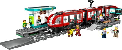 Foto 4 | Foto 4 | Lego City Tranvía Y Estación Del Centro Juguete Construible Para Fans De Los Tranvías Y Los Trenes Con 6 Minifiguras Y Figura