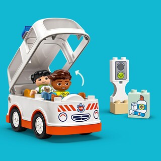 Foto 5 | Foto 5 | Lego Duplo Ambulancia Y Conductor Juguete Educativo Para Jugar A Imitar Desarrolla El Pensamiento Lógico La Interpretación Y