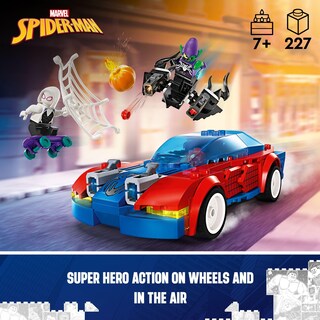 Foto 2 | Foto 2 | Lego Marvel Auto De Carreras De Spider-man Y Duende Verde Venomizado Acción 76279