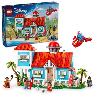 Foto 1 | Foto 1 | Lego | Disney Casa En La Playa De Lilo Y Stitch Kit De Construcción Detallado Set Construible Para Peques Y Fans Divertidas Op
