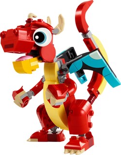 Foto 5 | Foto 5 | Lego 31145 Creator 3en1 Dragón Rojo Juguete Convertible En Una Figura De Un Pez O En Un Modelo De Un Fénix