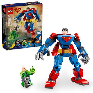Foto 1 | Foto 1 | Lego Dc Armadura Robótica De Superman™ Vs. Lex Luthor™ Juguete De Superhéroes Con Minifiguras Juego Con Figura Construible Re