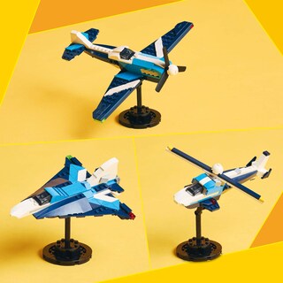 Foto 4 | Foto 4 | Lego Creator 3en1 Aeronave: Avión De Carreras Juguete De Construcción Transformable En Un Jet O Un Helicóptero Idea De Regalo