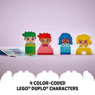 Foto 4 | Foto 4 | Lego 10415 Duplo Grandes Sentimientos Y Emociones Juguete Personalizable 23 Ladrillos De Construcción De Colores Y 4 Personajes