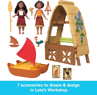 Foto 5 | Foto 5 | Moana 2 Set De Juego Moana Y Loto Con Accesorios Para Niñas De 3 Años En Adelante