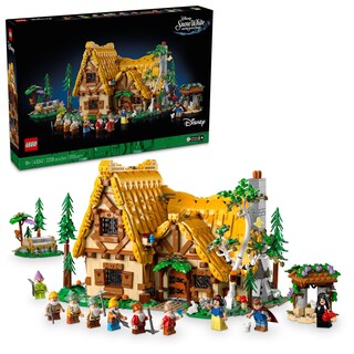 Foto 1 | Foto 1 | Lego Disney Cabaña De Blancanieves Y Los Siete Enanos Set De Construcción Para Adultos Con 10 Minifiguras Y Regalo Perfecto Par