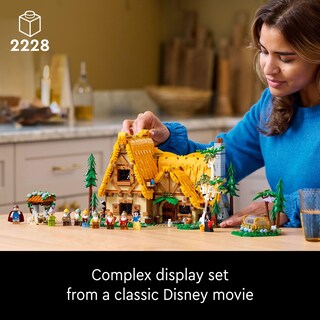 Foto 2 | Foto 2 | Lego Disney Cabaña De Blancanieves Y Los Siete Enanos Set De Construcción Para Adultos Con 10 Minifiguras Y Regalo Perfecto Par