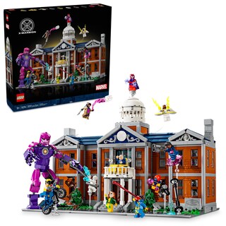 Foto 1 | Foto 1 | Lego Marvel X-men: Mansión X Set Construible De La Escuela Xavier Con Minifiguras Para Fans De Los Kits De Construcción Y Las Pe