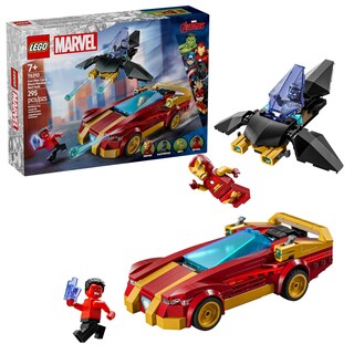 Foto 1 | Foto 1 | Lego Marvel Auto Deportivo De Iron Man Y Pantera Negra Vs. Hulk Rojo Juego De Acción Con Minifiguras Juguete De Aventuras Para