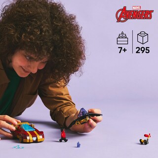 Foto 2 | Foto 2 | Lego Marvel Auto Deportivo De Iron Man Y Pantera Negra Vs. Hulk Rojo Juego De Acción Con Minifiguras Juguete De Aventuras Para