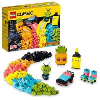 Foto 1 | Foto 1 | Lego Set De Juguetes De Construccion Classic 11027 Diversión Creativa: Neón 333 Piezas